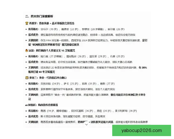美加墨世界杯竞猜必胜攻略全面解析 预测技巧与热门球队分析